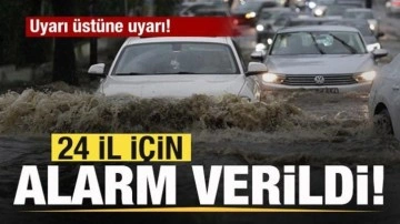 Meteorolojiden son dakika duyurusu! 24 il için alarm verildi! Kar ve sağanak bekleniyor
