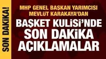 MHP Genel Başkan Yardımcısı Mevl&uuml;t Karakaya Başkent Kulisi'nde