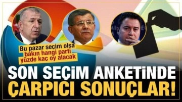 Millet İttifakı'nı sarsacak anket sonu&ccedil;ları: Se&ccedil;im &ouml;ncesinde kartlar yeniden karılacak