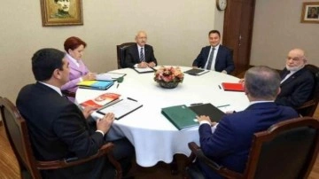 Millet İttifakı'nın adayı nasıl a&ccedil;ıklanacak? 6'lı masadan s&uuml;rpriz &ccedil;ıkış!