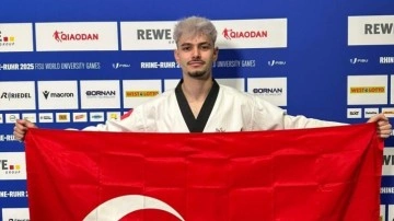 Milli sporcudan Almanya'da gümüş madalya