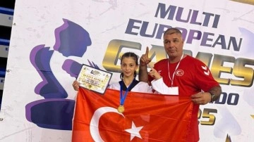 Milli sporcudan Sırbistan'da altın madalya