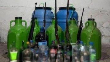 Muğla'da 1958 litre sahte i&ccedil;ki ele ge&ccedil;irildi