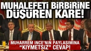 Muhalefet o fotoğraf ile birbirine düştü: Muharrem İnce'nin paylaşımına Babacan'dan tepki