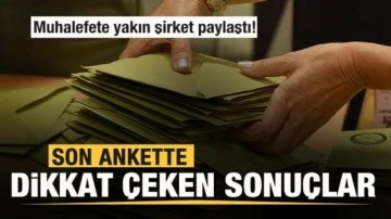 Muhalefete yakın Gezici son anketi a&ccedil;ıkladı! Bomba sonu&ccedil;lar