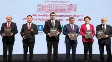 Muhalif Anayasa profes&ouml;r&uuml; &ccedil;ılgına d&ouml;nd&uuml;! Altılı masanın &ouml;nerdiği sistemi yerden yere vurdu