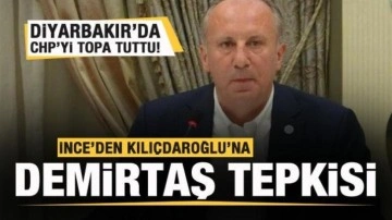 Muharrem İnce Diyarbakır'da CHP'yi topa tuttu! Kılı&ccedil;daroğlu'na Demirtaş tepkisi