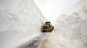 Muş'ta baharda 8 metre karla m&uuml;cadele ediliyor