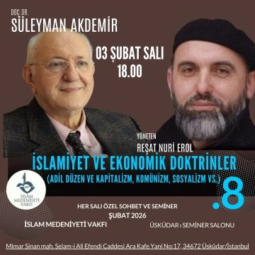 İsl&acirc;m Medeniyeti Vakfı&rsquo;nda &ldquo;İslamiyet ve Ekonomik Doktrinler&rdquo; Konulu Seminer