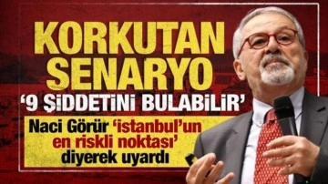 Naci Görür'den İstanbul uyarısı! En riskli noktayı açıkladı: 9 şiddetini bulabilir
