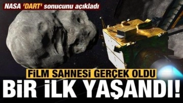 NASA, 'DART' sonucunu a&ccedil;ıkladı: Bir ilk ger&ccedil;ekleşti!