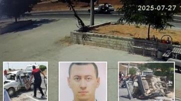 Nevşehir’de astsubay Berat Karabodur’un öldüğü kazanın görüntüleri ortaya çıktı