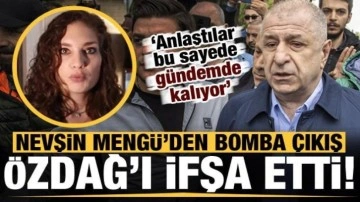 Nevşin Meng&uuml;, &Uuml;mit &Ouml;zdağ'ı ifşa etti: Anlaştılar, troll ordusuyla g&uuml;ndemde kalıyor!