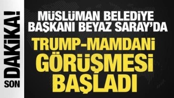 New York'un ilk Müslüman Başkanı Beyaz Saray'da! Trump-Mamdani görüşmesi başladı