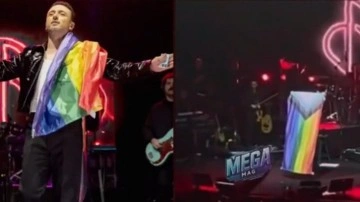 ODTÜ konserinde eşcinsellik propagandası! Matiz öğrencilere LGBT flaması salladı