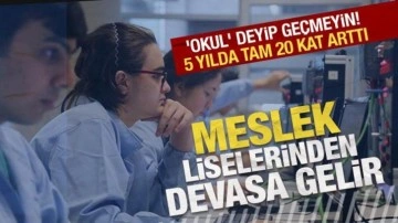 'Okul' deyip geçmeyin! Meslek liselerinden 2024'te dev gelir