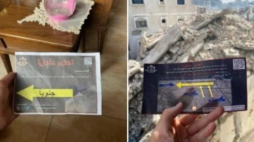 Önce broşür sonra bomba yağıyor