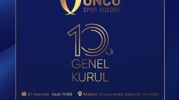 Öncü Spor, 10. genel kurulunu düzenliyor