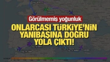 Onlarcası yola çıktı! Radar görüntüleri görülmemiş yoğunluk