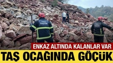 Ordu’da taş ocağında göçük: 2 kişi enkaz altında kaldı