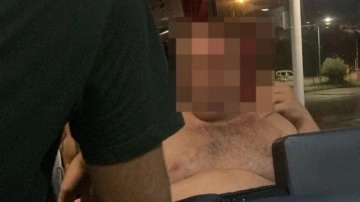 Otobüste panik anları: Alkollü sandıkları turist ‘Tourette’ çıktı