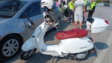 Otomobil ile motosiklet çarpıştı! Gerçek ortaya çıktı