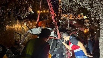 Otomobil şarampole devrildi! Acı haber geldi