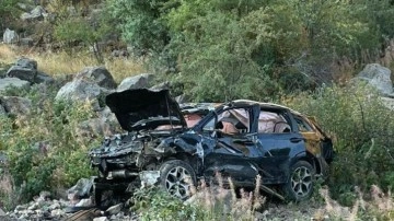 Otomobil uçuruma yuvarlandı: 1 ölü, 1 yaralı