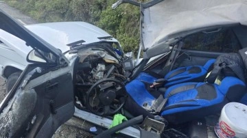 Otomobile kaya d&uuml;şt&uuml;! 5 kişi yaralandı