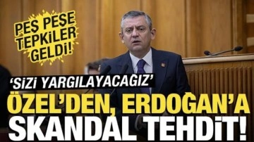 Özgür Özel'den 'skandal' tehdit: Sizi yargılayacağız! AK Parti'den peş peşe tepk