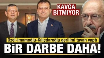Özgür Özel-Ekrem İmamoğlu-Kemal Kılıçdaroğlu gerilimi tavan yaptı! Bir darbe daha!
