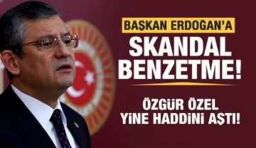 &Ouml;zg&uuml;r &Ouml;zel yine haddini aştı! Başkan Erdoğan'a skandal benzetme!
