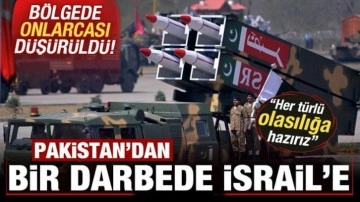 Pakistan'dan, bir darbede İsrail'e! Onlarcası düşürüldü: Her türlü olasılığa hazırız