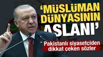 Pakistanlı siyasetçiden dikkat çeken sözler: Erdoğan Müslüman dünyasının aslanı