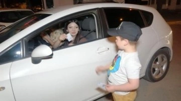 Polis abileri hayalini ger&ccedil;ekleştirdi: 5 yaşındaki Yusuf'tan asayiş denetimi