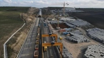 Projenin ilk etabında sona doğru! Seyahat s&uuml;resi 4 saatten 1,5 saate d&uuml;şecek...