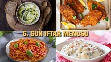 Ramazan ayı iftar men&uuml;leri: 6. G&uuml;n iftar men&uuml;s&uuml;