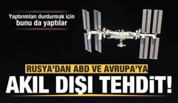 Rusya'dan akıl dışı a&ccedil;ıklama! ABD ve Avrupa'ya 500 tonluk ISS tehdidi