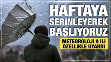 Sağanak yağış ve fırtına kapıda! Meteoroloji 9 il için sarı kodlu uyarı verdi