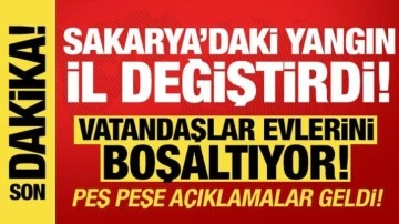 Sakarya'daki yangın Bilecik'e sıçradı! Müdahale sürüyor