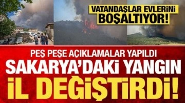 Sakarya'daki yangın Bilecik'e sıçradı! Yangın büyük ölçüde kontrol altına alındı