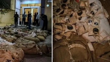 Şam'da 12 milyon kaptagon ele geçirdi