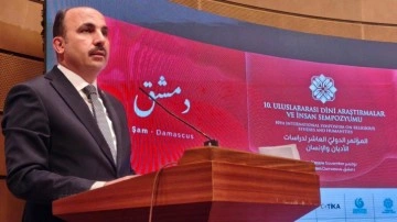 Şam'da sempozyuma katılan Başkan Altay'dan Gazze ve Kudüs mesajı