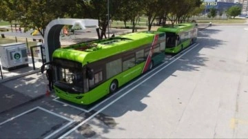 Samsun'da geri sayım başladı! Yerli otob&uuml;sler 15 dakikalık şarj ile 80 km yol gidecek