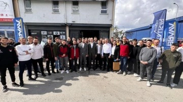 Sanayide gençlerle buluşan Başkan Altay: Üreten insan her zaman kıymetli