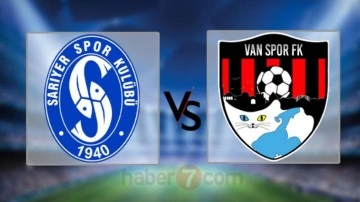Sarıyer - Van Spor FK maçı hangi kanalda, saat kaçta?