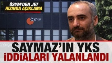 Saymaz'ın YKS iddialarına yalanlama! ÖSYM'den jet hızında açıklama geldi