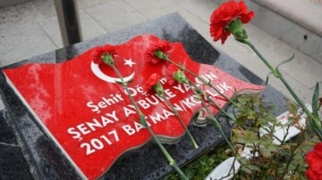 Şehit Aybüke Öğretmen mezarı başında anıldı