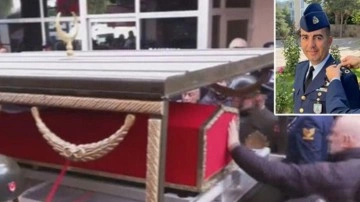 Şehit Pilot Yarbay Gökhan Korkmaz'a veda