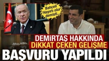 Selahattin Demirtaş hakkında peş peşe açıklama: Tahliyesi için başvuru yapıldı!